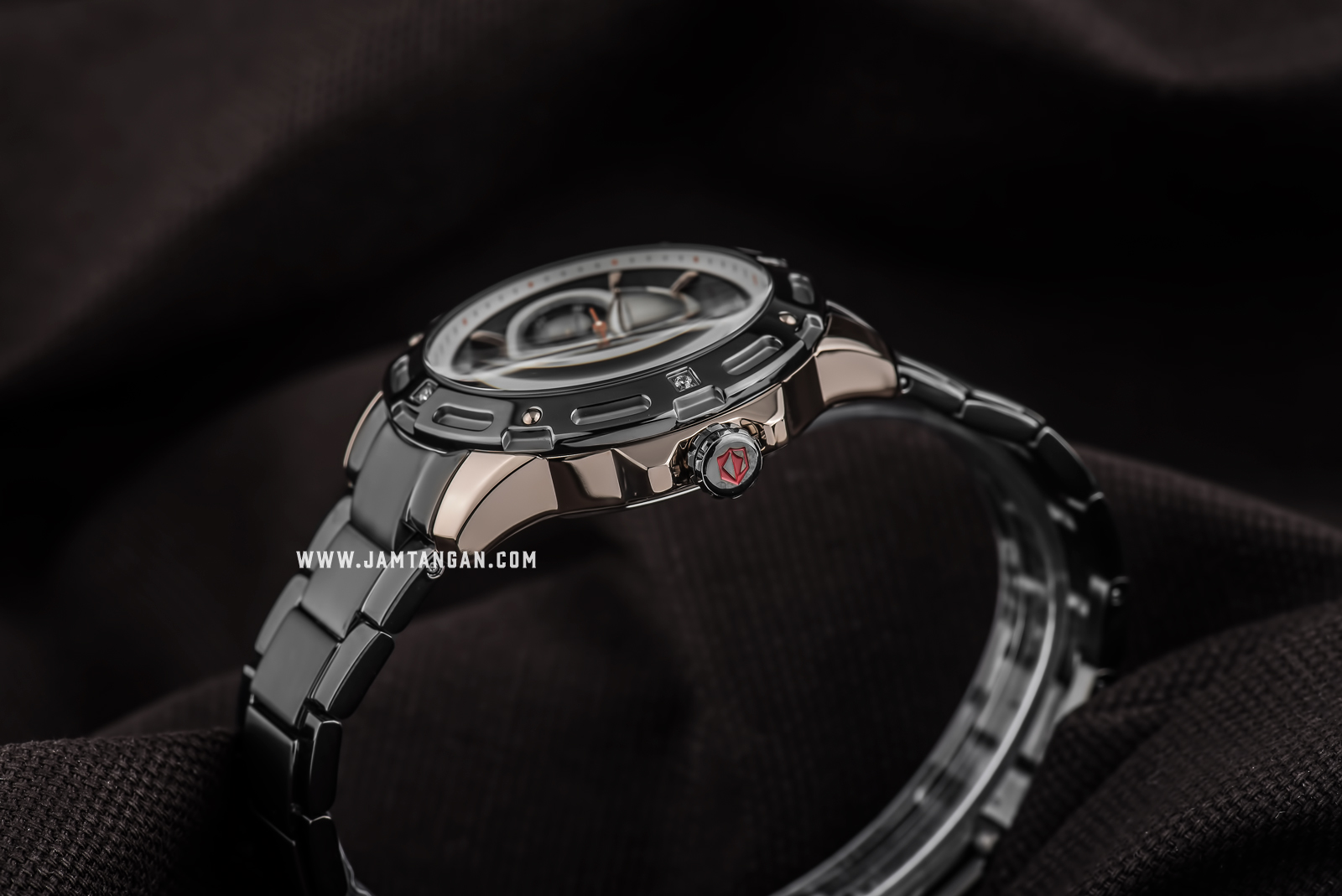 Expedition E 6760 BF BGCBU Ladies Mother of Pearl Dial Grey Stainless Steel Machtwatch